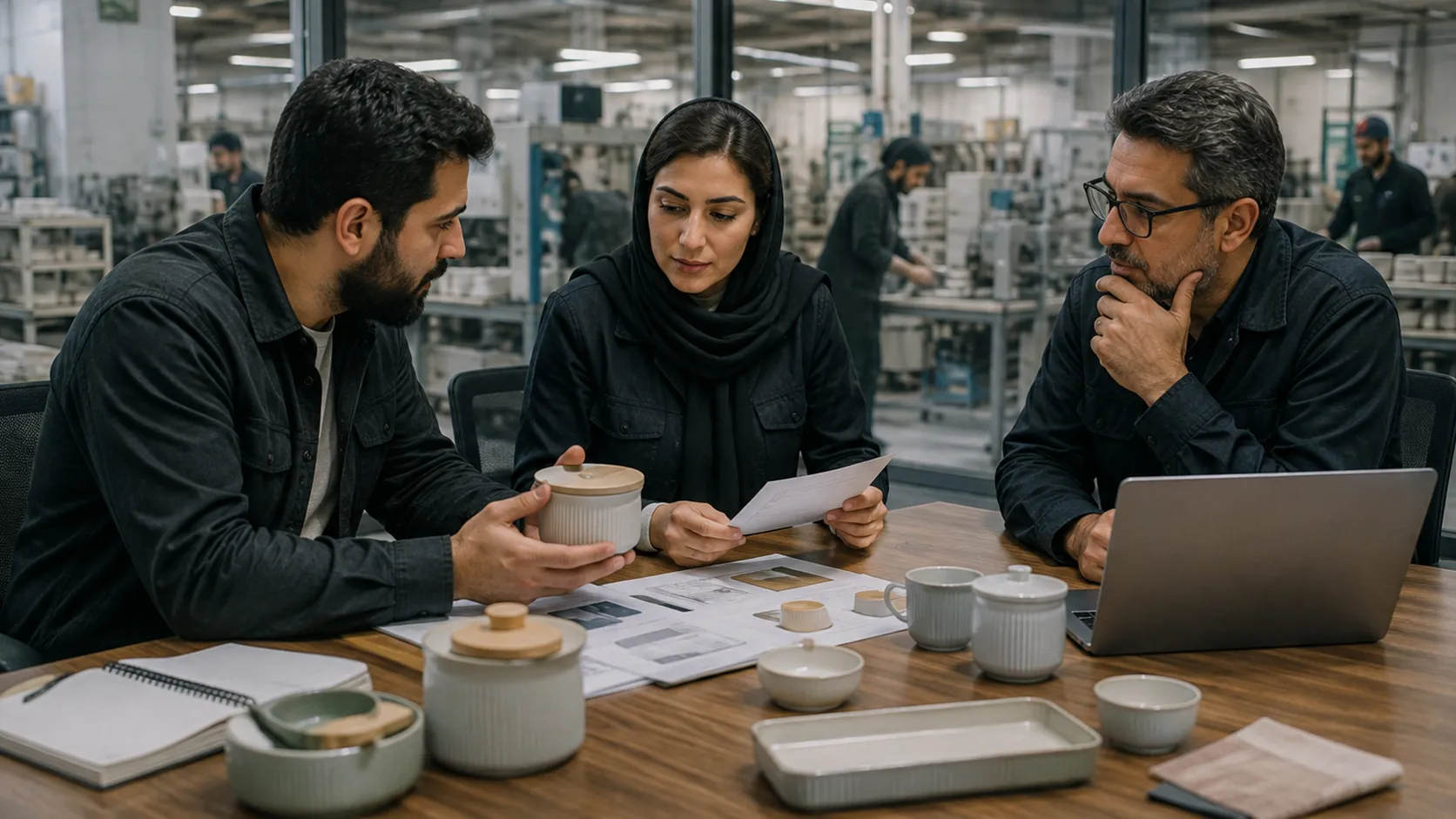 بررسی مشخصات فنی و کیفیت پیش از امضای قرارداد تولید