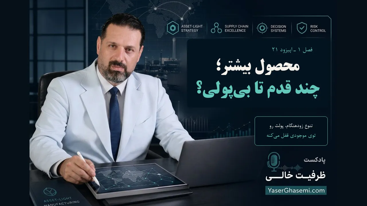 یاسر قاسمی | محصول بیشتر؛ چند قدم تا بی‌پولی؟ | اپیزود ۲۱